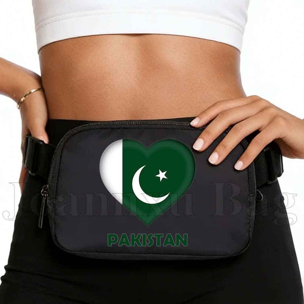 Women Bags Pakistan - Borsa da Cintura Multifunzionale con Bandiera