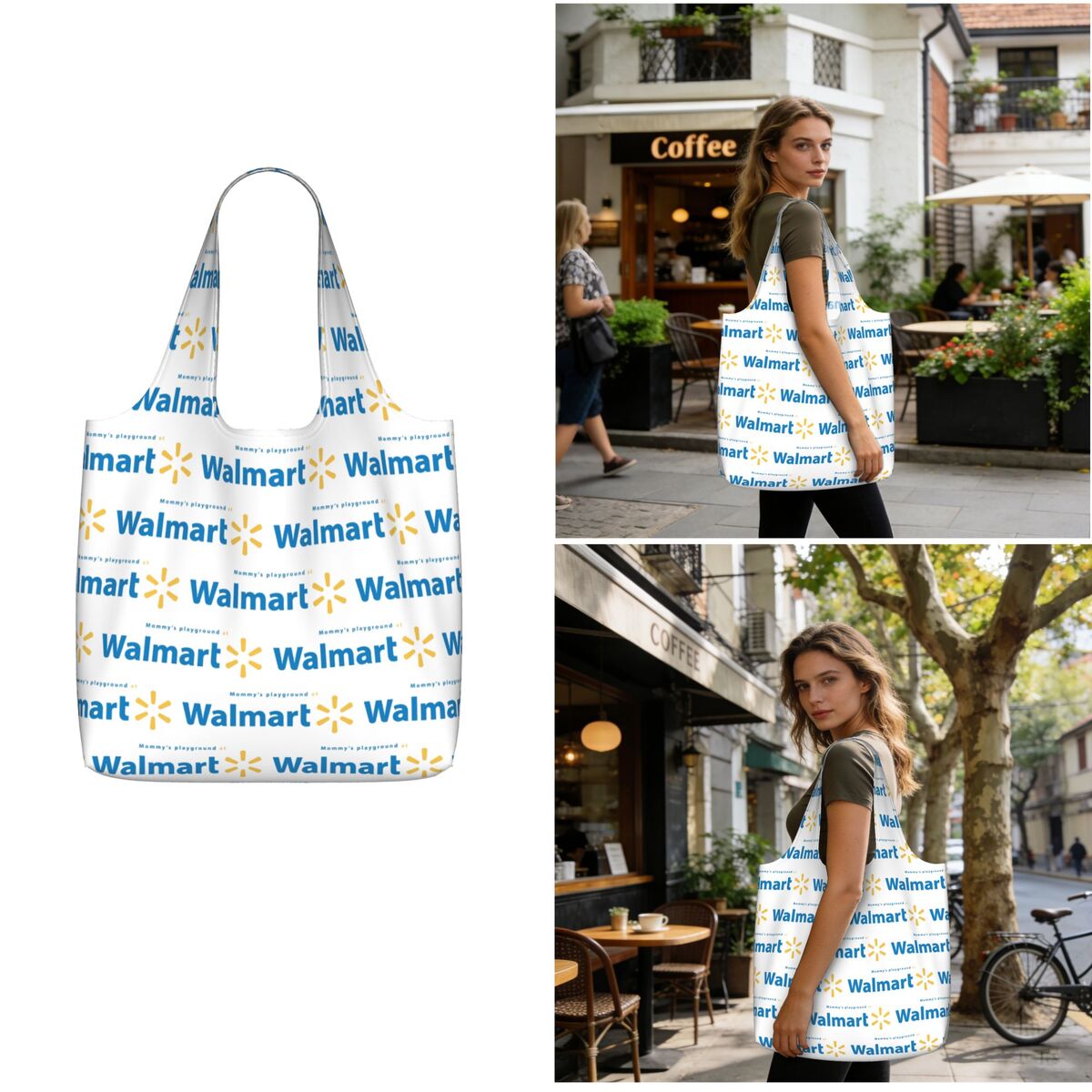 Women Bags Walmart - Borsa Shopper Walmart in Tela, Grande