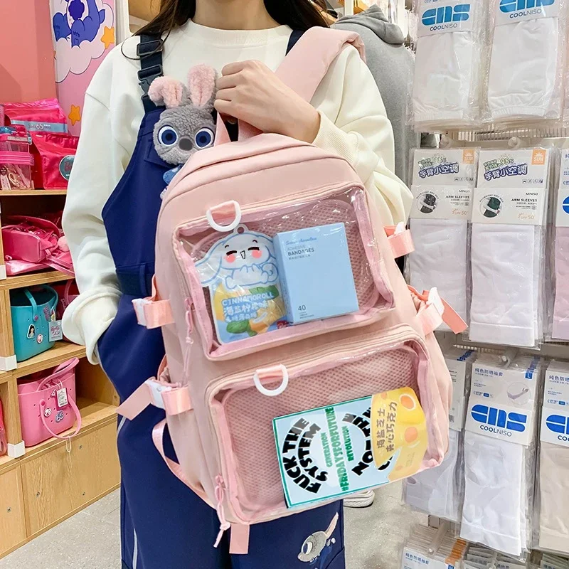 Women'S Japanese Bags - Zaino Trasparente Kawaii Giapponese Itabag da