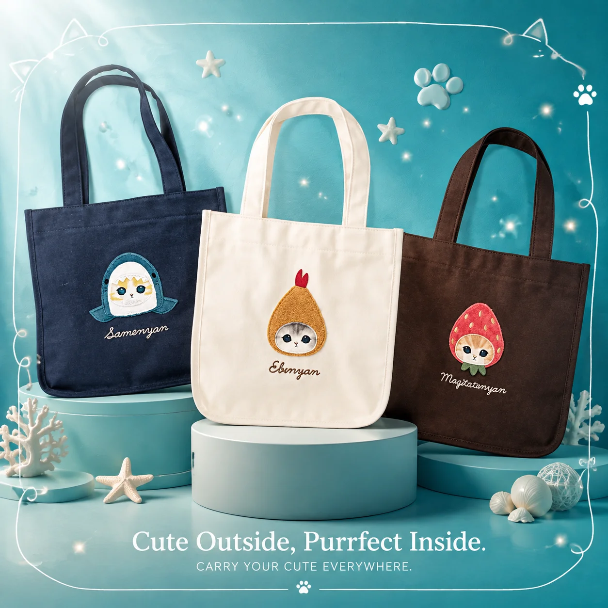 Women'S Japanese Bags - Borsa a Tracolla in Tela Fatta