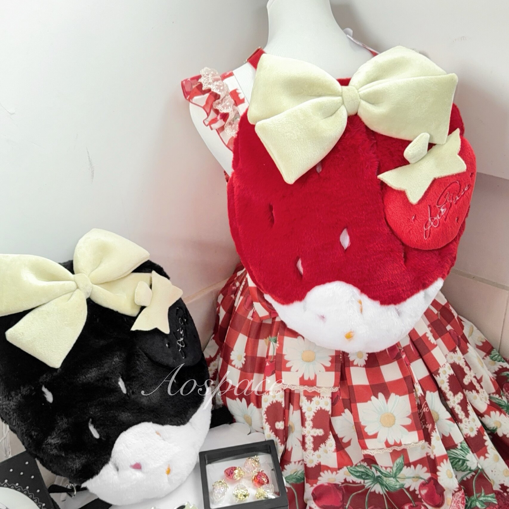 Borsa a tracolla in peluche ri - Women'S Japanese Bags recensione e prezzo