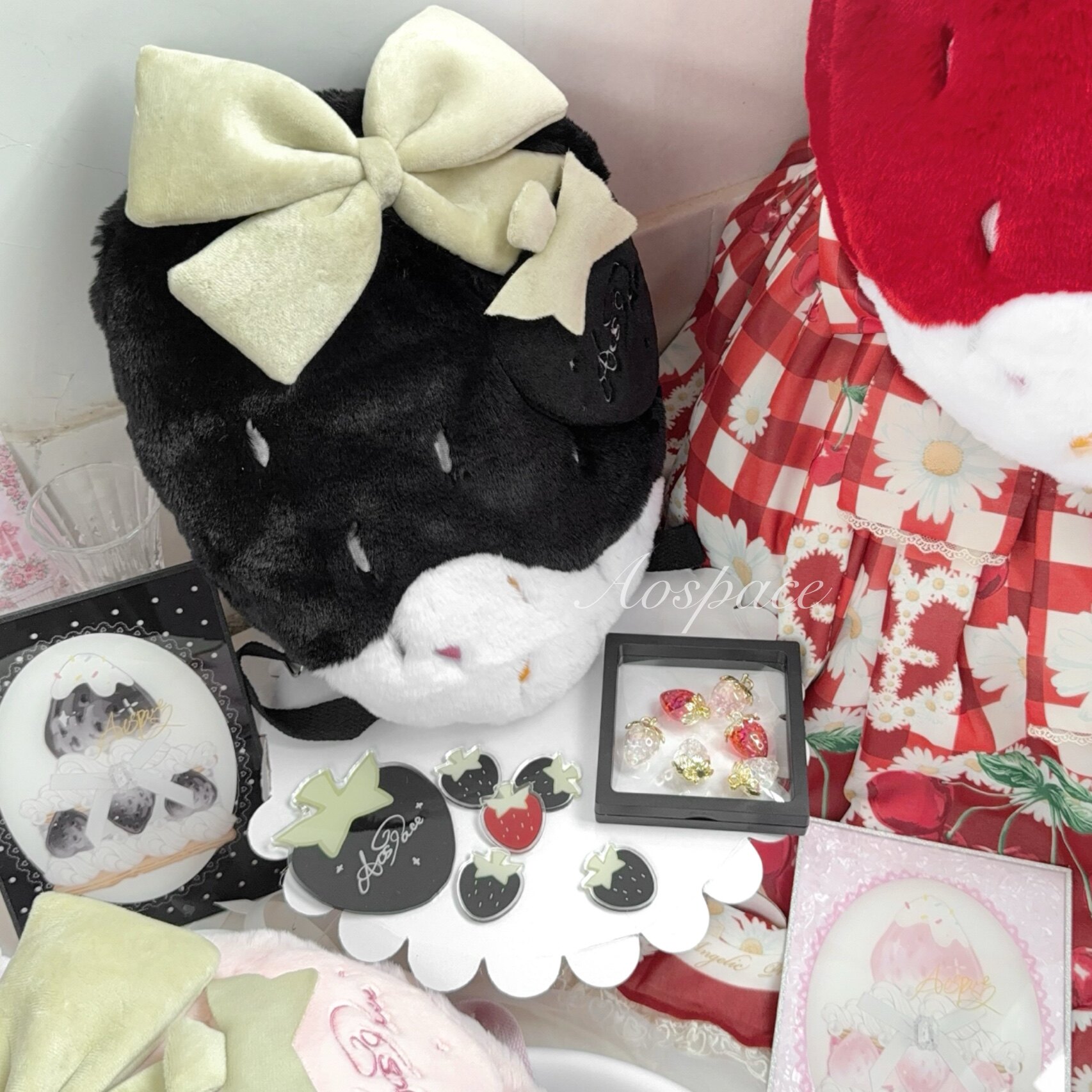 Borsa a tracolla in peluche ri - Women'S Japanese Bags recensione e prezzo