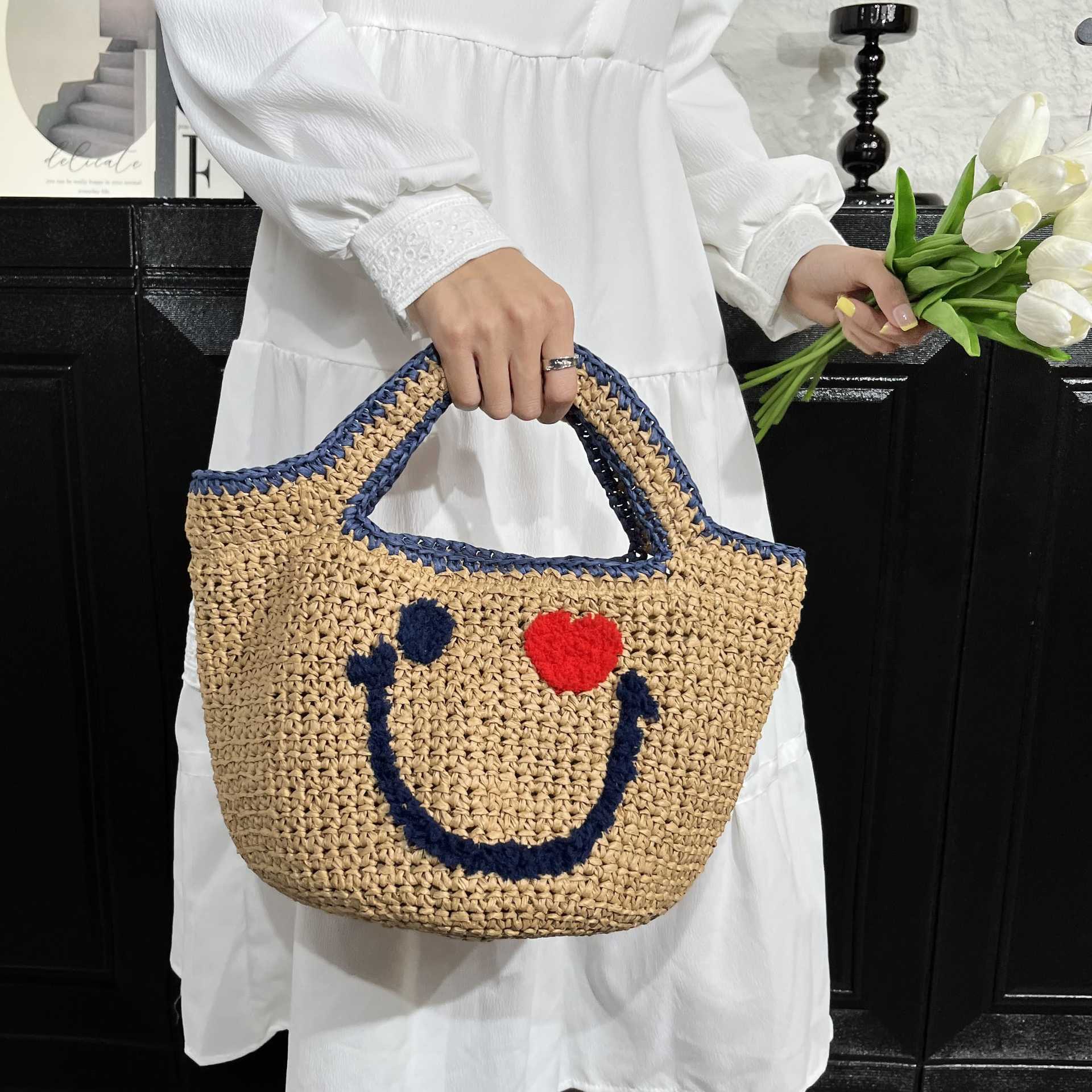 Nuovo cestino in paglia intrec - Women'S Bags Top 10 recensione e prezzo