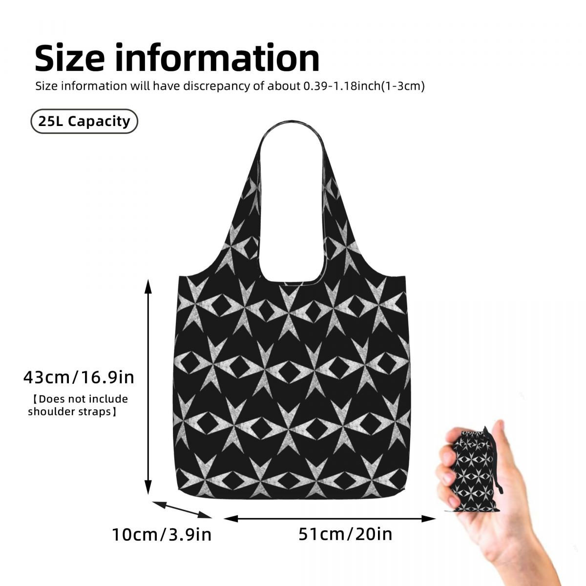 Borsa Shopper in Tela con Croc - Women Bags Malta recensione e prezzo