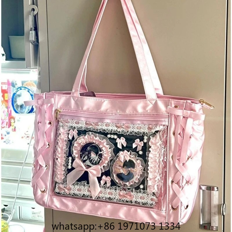 Nuova Borsa Lolita Rosa Traspa - Women'S Japanese Bags recensione e prezzo