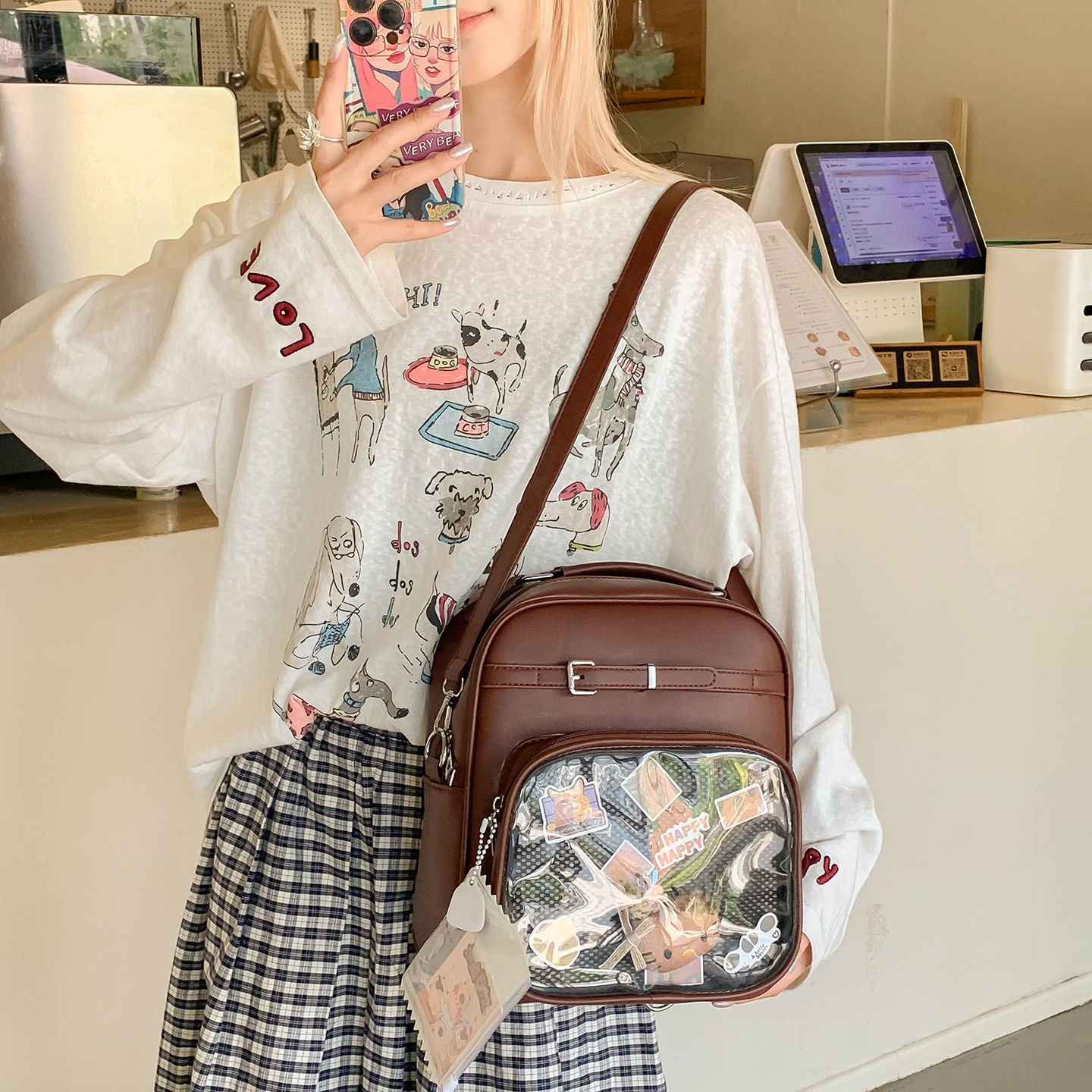 Zaino giapponese a blocchi di  - Women'S Japanese Bags recensione e prezzo