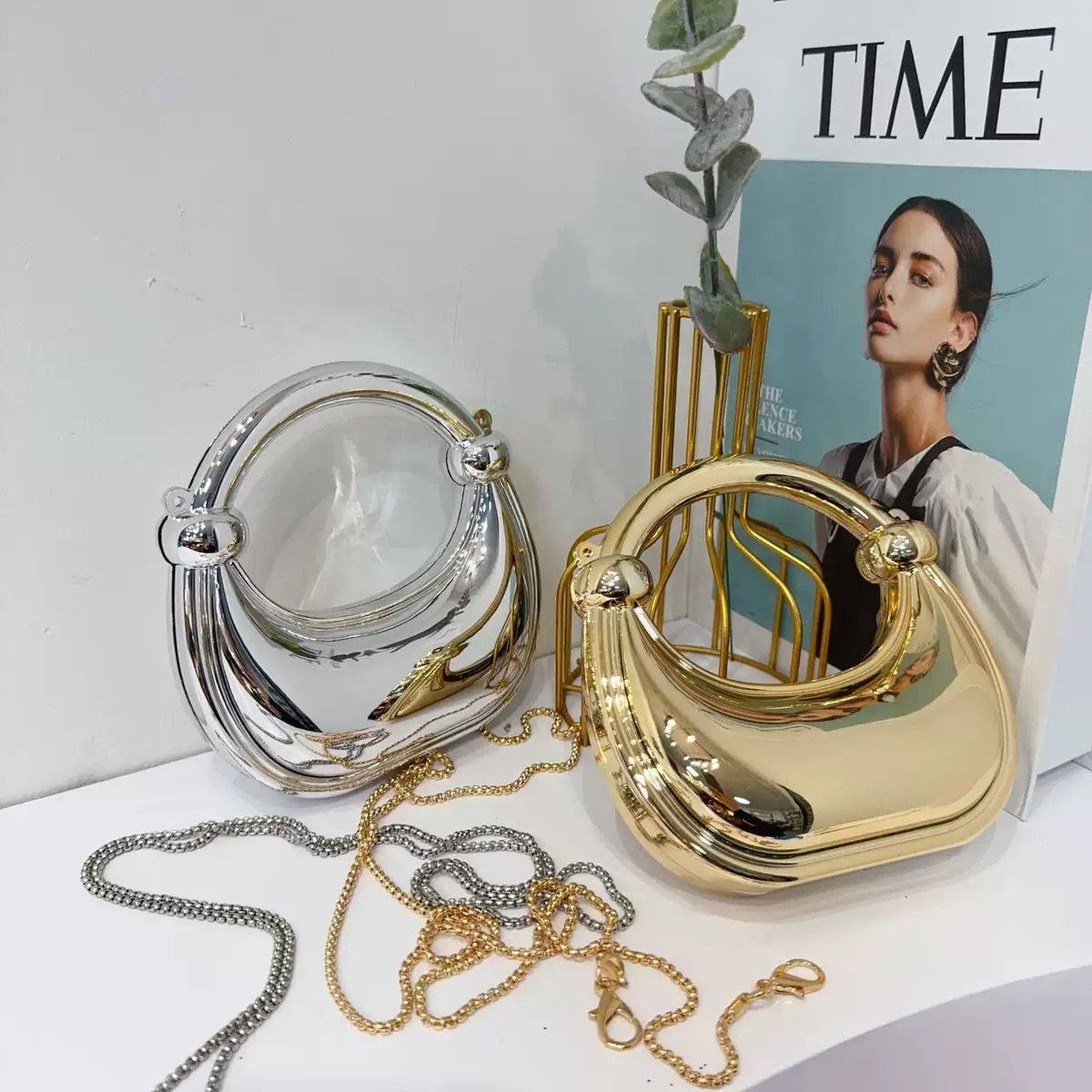 Mini borsa da sera dorata Bors - Women Bags Designer recensione e prezzo