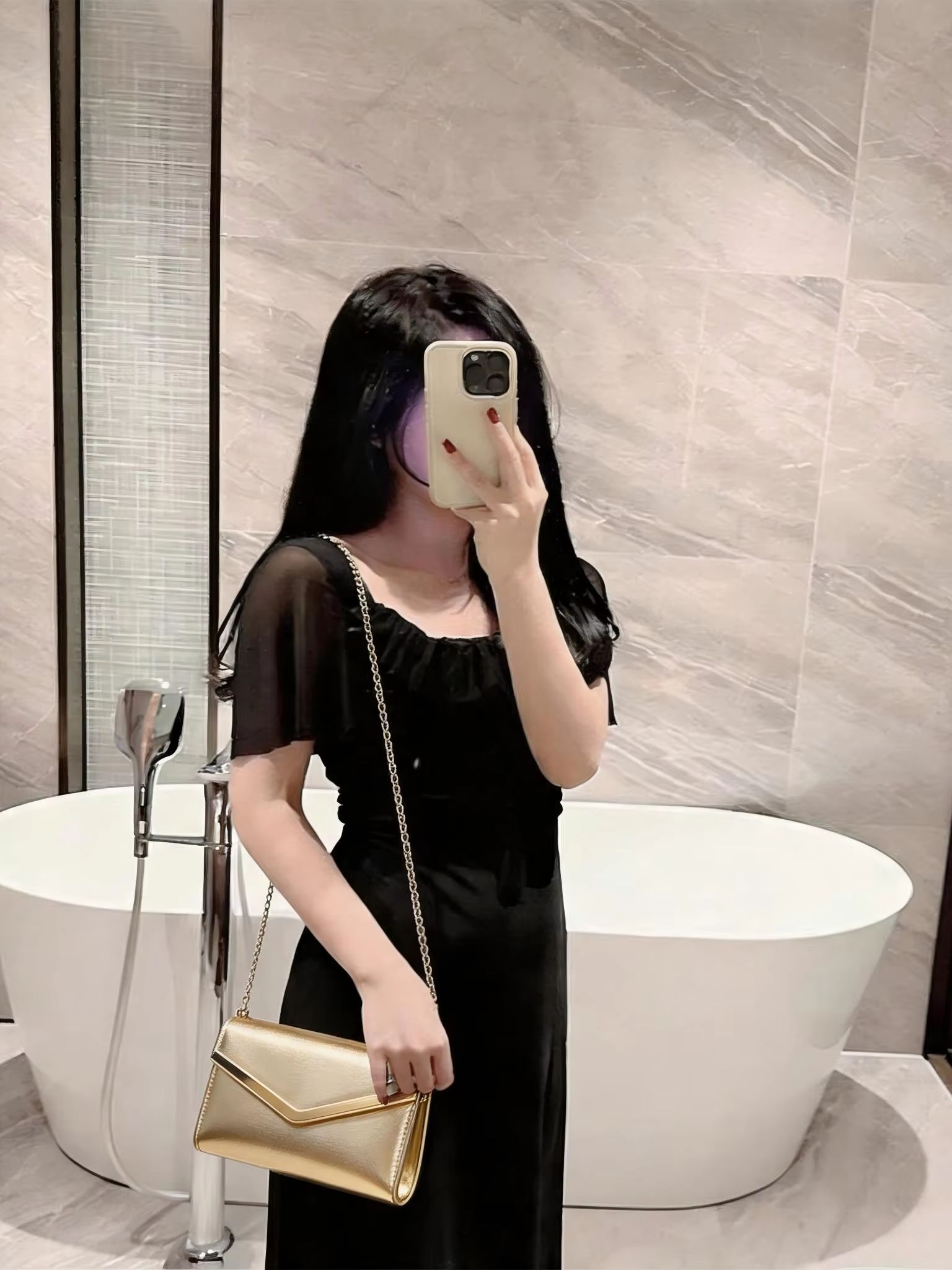 Nuova borsa da sera lucida con - Flap Bag Envelope recensione e prezzo